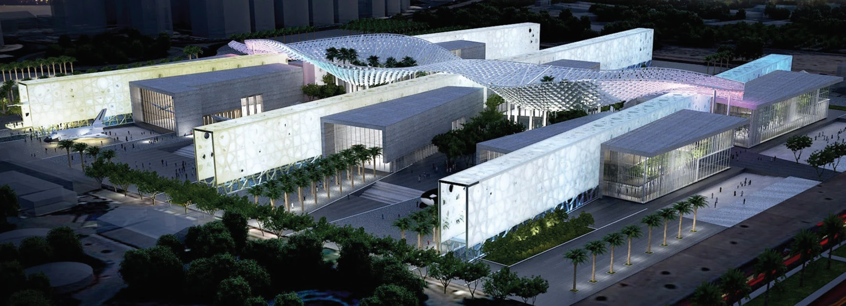 Night view · cultural centre