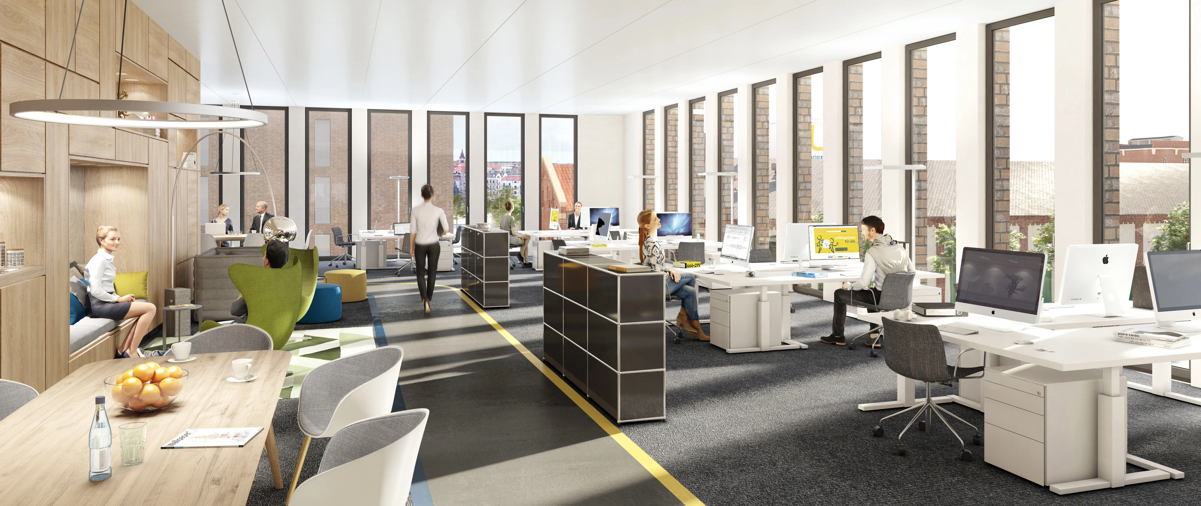 Workplace interior · architectural visualisation